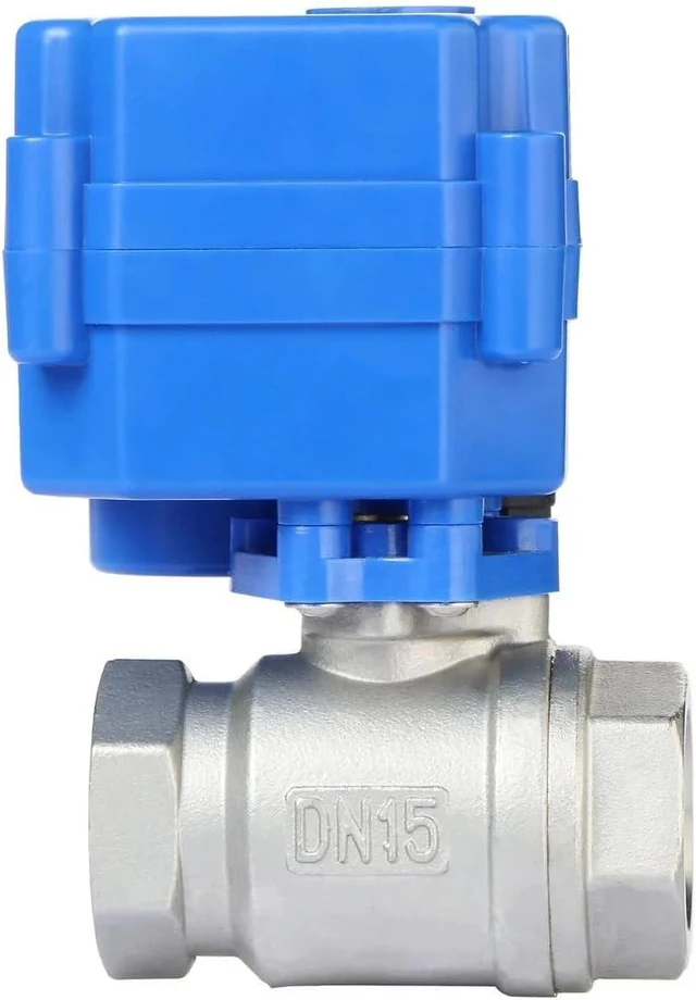 Alt view image 7 of 7 - Motorized Ball Valve, 1/2" NSF Certified 304SS with Full Port, 9-24V AC/DC, 2 Wire Auto Return Setup