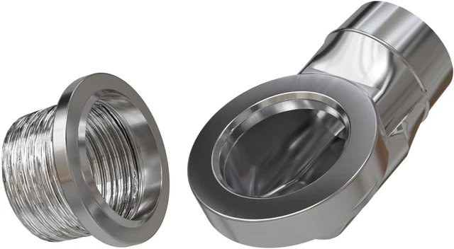 Alt view image 5 of 6 - MV-90 Magnetic Dryer Vent Coupling, 90°, Made in USA