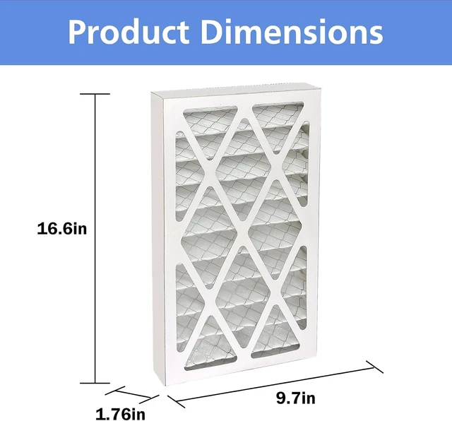 Alt view image 6 of 6 - 5-Micron Outer Air Filter Replacement for WEN 3410, POWERTEC AF4000, Shop Fox W1830 & Grizzly G0738 Air Filtration System, Compared to Part 90243-027-2, 4 Pack