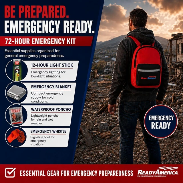 Alt view image 6 of 7 - Deluxe 2-Person 3-Day Emergency Backpack, Model 70285