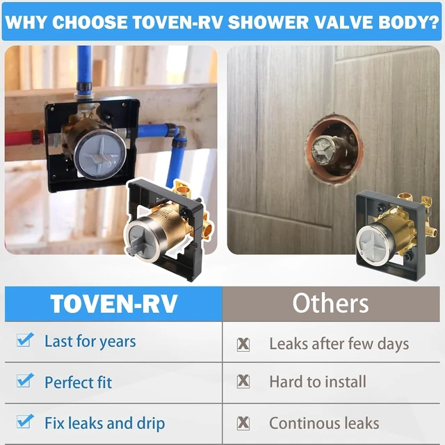 Alt view image 6 of 7 - R10000-UNBXHF MultiChoice 1/2-Inch High Flow Shower Rough-In Valve Body