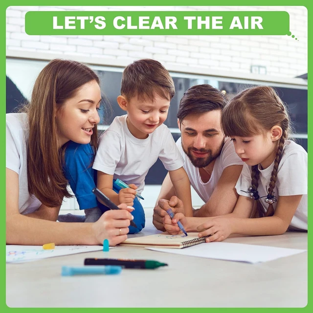 Alt view image 4 of 7 - VK-6067B H13 True HEPA Replacement Filter 3-in-1 HEPA & Activated Carbon, Compatible with HOKEKI VK-6067B and Vremi Air Purifiers, 2-Pack