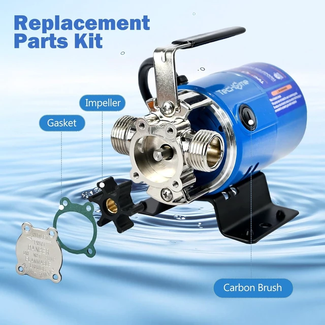 Alt view image 6 of 6 - 115V Electric Water Transfer Pump, 1/10 HP Utility