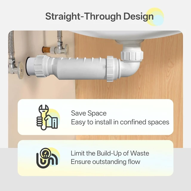 Alt view image 7 of 7 - RV Hepvo Waterless P-Trap 1-1/2", Sanitary Waste Valve