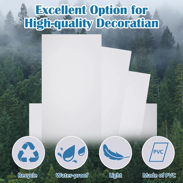 Alt view image 4 of 6 - 2ft x 4ft White PVC Drop Ceiling Tiles, 10-Pack