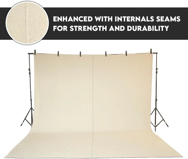 Alt view image 4 of 6 - 4' x 12' Canvas Painters Drop Cloth, Pack of 4 Thick All-Purpose Tarp with Double Stitched Edges for Furniture & Floor Protection