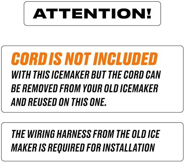 Alt view image 2 of 7 - W10300022 WPW10300022 Refrigerator Ice Maker Replaces AP6019085, W10122556, W10377190 for Whirlpool, Kenmore & Amana