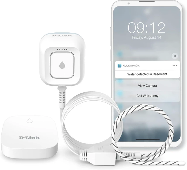 Main image of WiFi Water Leak Detector Starter Kit with 2 Flood & Leak Sensors