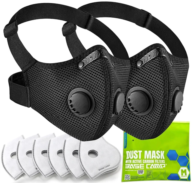 Main image of M PRO Dust Mask, All-Day Comfortable Reusable Respirator for Dust & Woodworking Safety