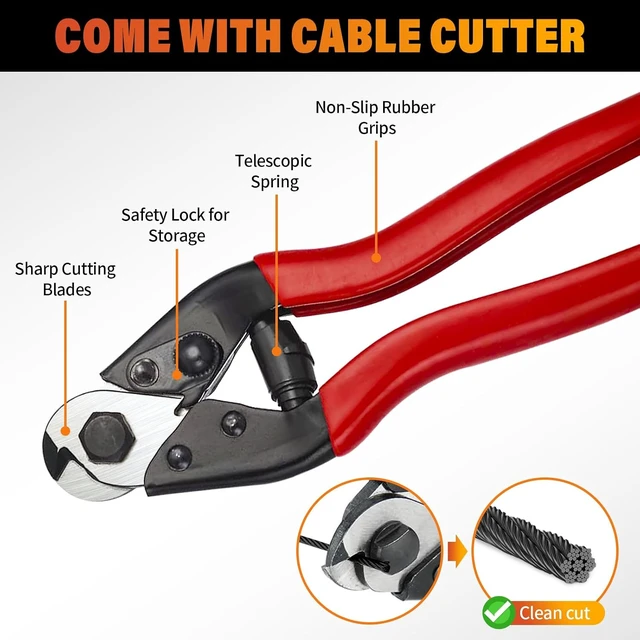 Alt view image 6 of 7 - 200FT 1/8" T316 Black Stainless Steel Wire Rope for Railing