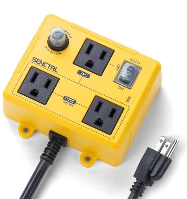 Main image of Automatic Vacuum Switch for Power Tools, Turns Vac On & Off