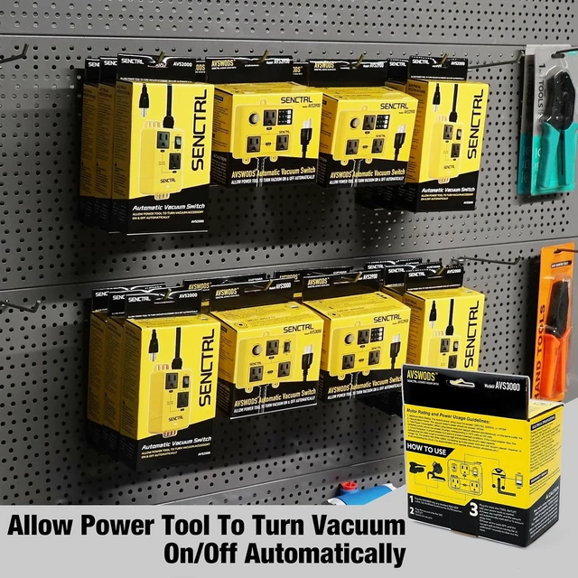Alt view image 7 of 7 - Automatic Vacuum Switch for Power Tools, Turns Vac On & Off