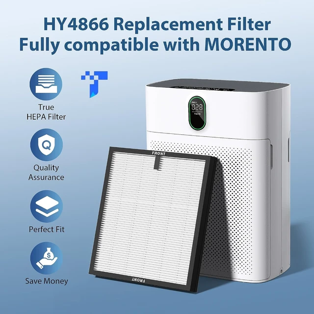 Alt view image 2 of 7 - HY4866 True HEPA Replacement Filters, 4-Pack
