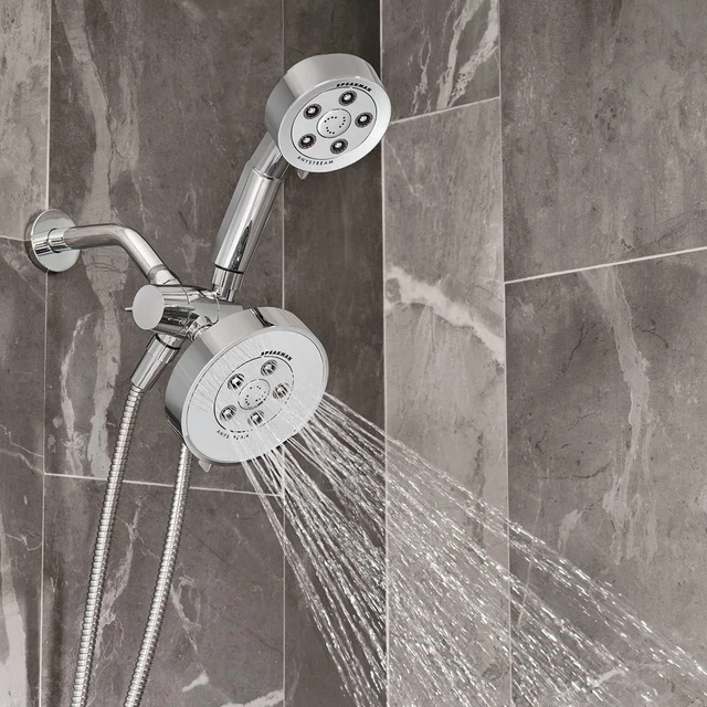 Alt view image 3 of 7 - Neo Anystream VSR-233010 6-Spray Dual Shower Head, Polished Chrome, 2.5-GPM (9.5 LPM)