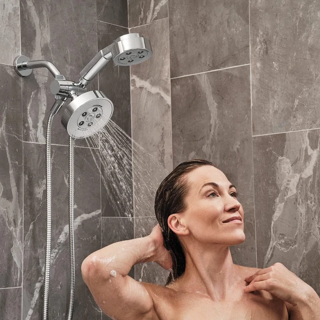 Alt view image 5 of 7 - Neo Anystream VSR-233010 6-Spray Dual Shower Head, Polished Chrome, 2.5-GPM (9.5 LPM)