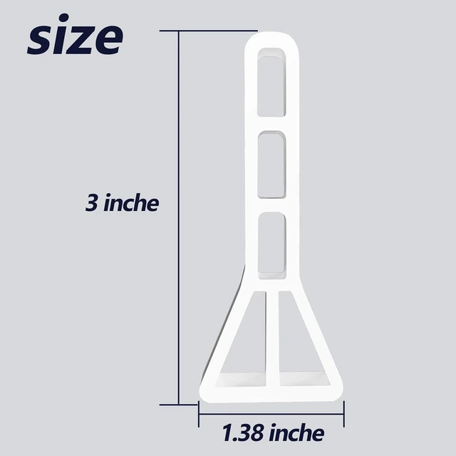 Alt view image 2 of 7 - 3"H Shower Threshold Water Dam, Water Guard, 59 Inch (White)