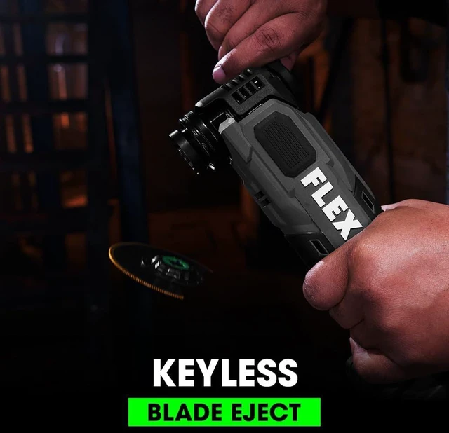 Alt view image 5 of 7 - 24V Brushless Cordless Oscillating Multi-Tool, 20,000 OPM (Battery & Charger Not Included) - FX4111-Z