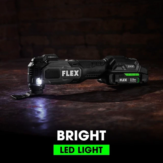 Alt view image 6 of 7 - 24V Brushless Cordless Oscillating Multi-Tool, 20,000 OPM (Battery & Charger Not Included) - FX4111-Z