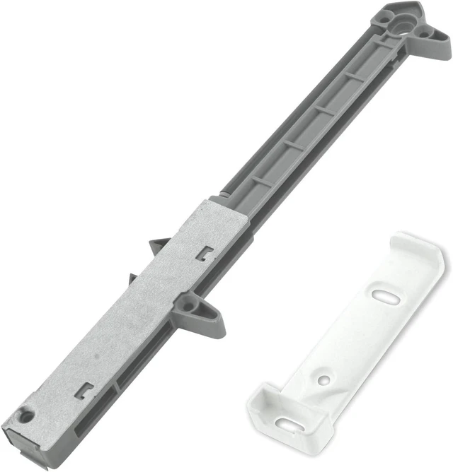 Main image of 10-Pack Titus Hardware Soft Close Drawer Adapter, Add-On/Retrofit for Wood Drawers (White), SCD104W