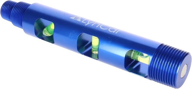 Alt view image 2 of 6 - Lyncar Spot Rite Magnetic Bubble Level with Threaded Ends (1/2", 3/4", 1")