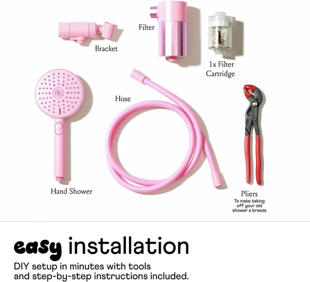 Alt view image 7 of 7 - High Performance Filtered Handheld Showerhead (Black)