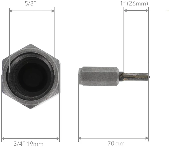 Alt view image 5 of 7 - 6mm (1/4 Inch) Mortar Rake Tuck Pointing Bit for Angle Grinder