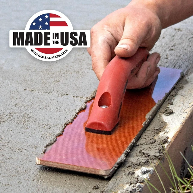 Alt view image 6 of 7 - 16 x 3 1/2 Inch Resin Hand Float, Assembled in the USA