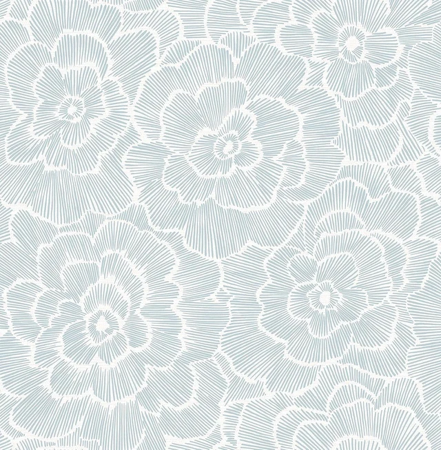 Main image of WallPops NUS4048 Saraya Peel & Stick Wallpaper (Blue)