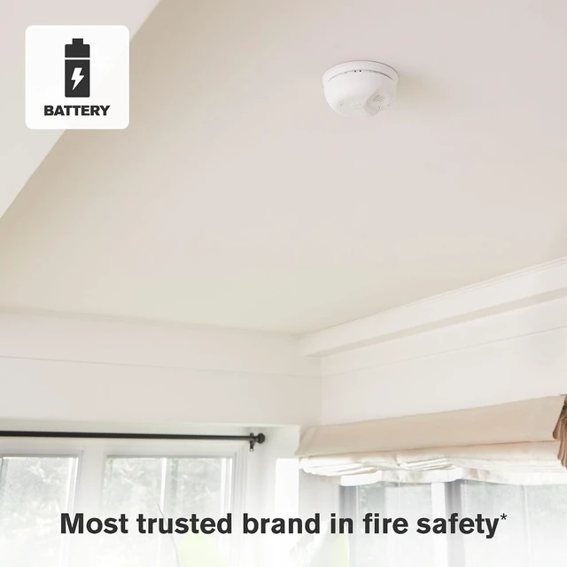 Alt view image 4 of 6 - Combination Smoke & Carbon Monoxide Alarm, 10-Year Battery