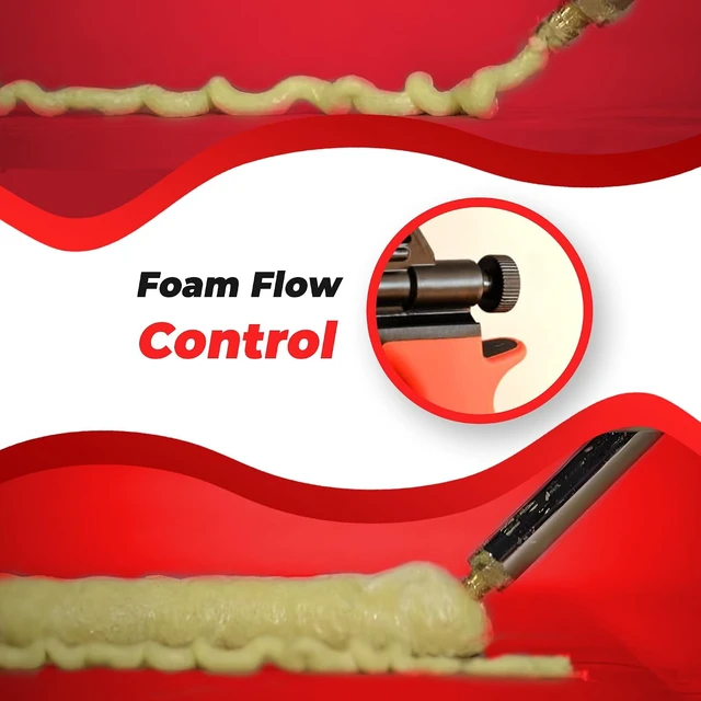 Alt view image 5 of 7 - Professional Expanding Foam Spray Gun, 2 Insulation Guns + 18 Extenders