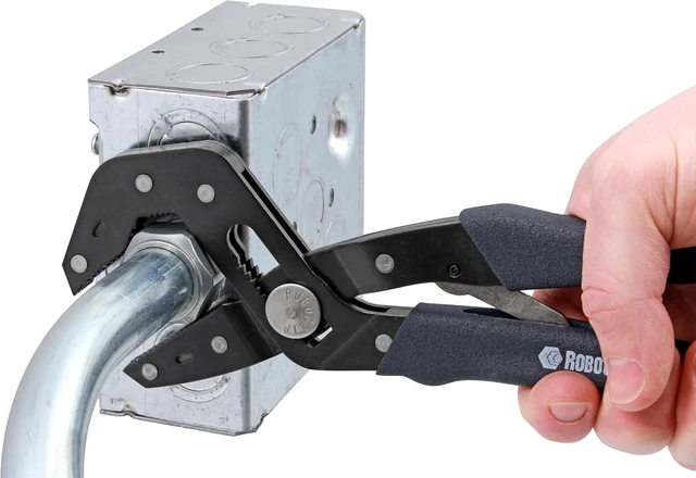 Alt view image 7 of 7 - IDEAL Electrical RoboGrip Self-Adjusting Pliers, 35-452, 2-Pk