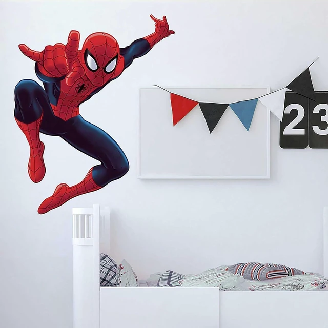 Alt view image 3 of 3 - Marvel Ultimate Spider-Man Giant Peel and Stick Wall Decals