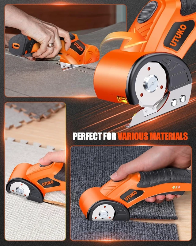 Alt view image 5 of 7 - 3500mAh Cordless Electric Cardboard Cutter Scissors