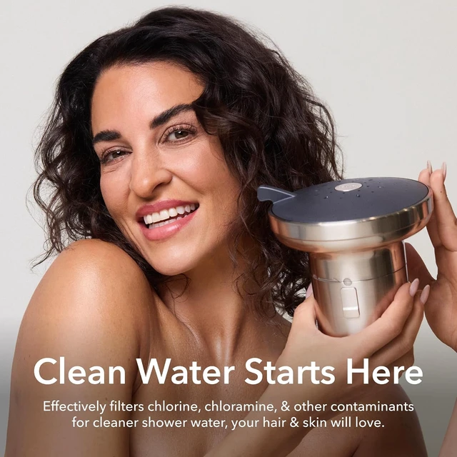 Alt view image 2 of 7 - AquaTru Advanced Shower Filter, Removes Hard Water Impurities for Healthier Skin, Scalp & Hair (Polished Chrome)