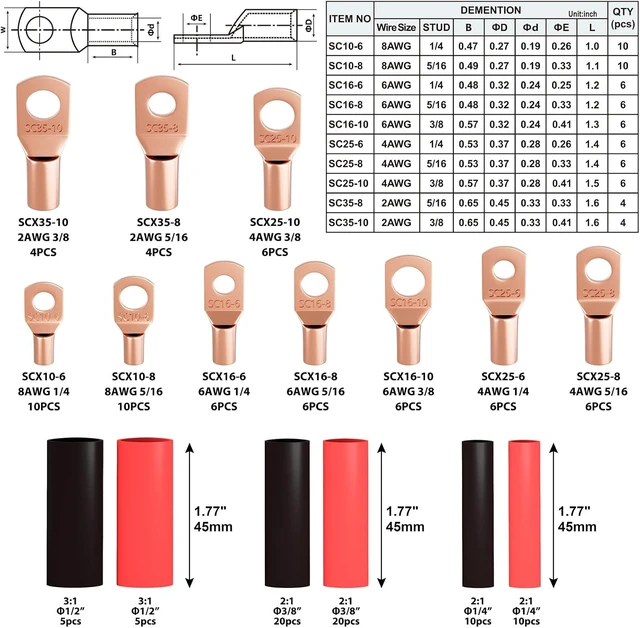Alt view image 4 of 7 - Battery Cable Crimping Tool for AWG 10-1/0 Wire Lugs