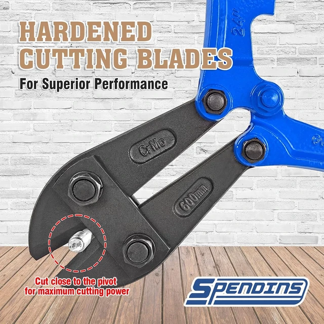 Alt view image 5 of 7 - 24 Inch Bolt Cutter with Drop Forged Cr-Mo Alloy Steel Blades