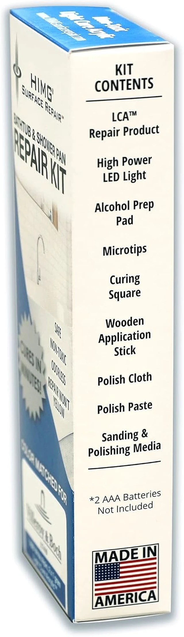 Alt view image 3 of 7 - Bathtub & Shower Pan Repair Kit, Compatible with Kohler (White)