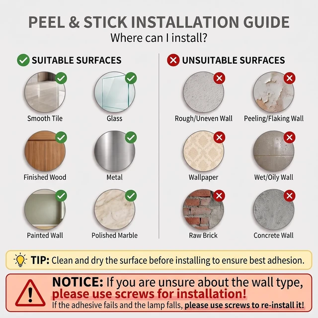 Alt view image 2 of 7 - Peel and Stick Battery Operated Wall Sconces, Set of 2