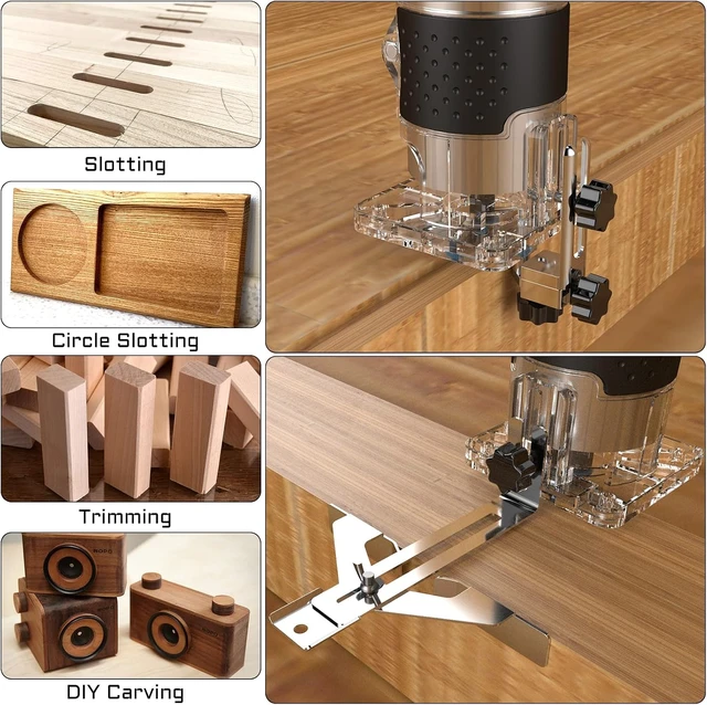 Alt view image 6 of 7 - 110V-120V 800W Compact Wood Tool for Woodworking