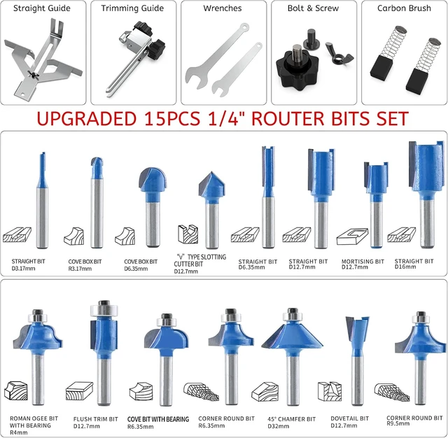 Alt view image 7 of 7 - 110V-120V 800W Compact Wood Tool for Woodworking