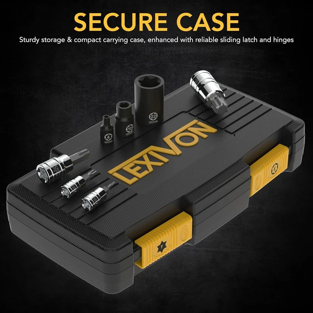 Alt view image 3 of 7 - Master Torx Bit & Socket Set, Premium S2 Alloy & Cr-V Steel