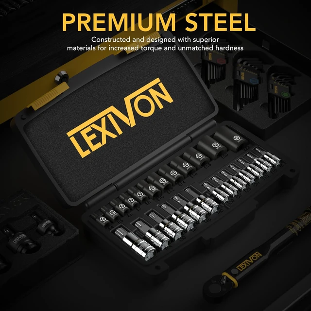 Alt view image 2 of 7 - Master Torx Bit & Socket Set, Premium S2 Alloy & Cr-V Steel