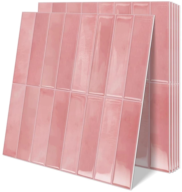 Main image of 10 Sheets Upgraded Thicker Subway Tile Peel & Stick Backsplash