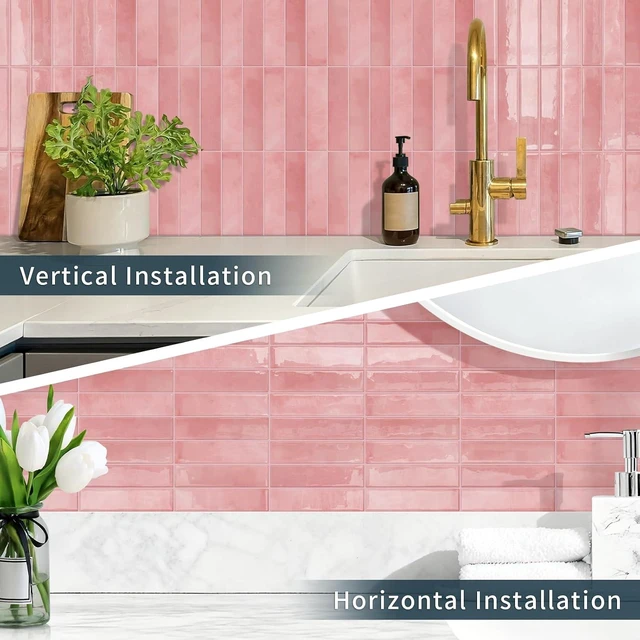 Alt view image 3 of 7 - 10 Sheets Upgraded Thicker Subway Tile Peel & Stick Backsplash