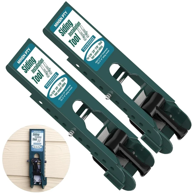 Main image of Upgraded Siding Installation Tools, Adjustable Gauge for 5/16", 3/8" & 7/16" Fiber Cement Lap Siding, 2-Pack