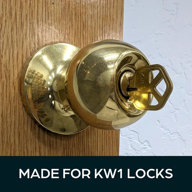 Alt view image 5 of 7 - KW1 Uncut Key Blank Set for Kwikset Locks, 250-Pack