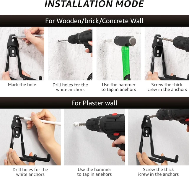 Alt view image 3 of 7 - Heavy Duty Garage Hooks for Storage & Hanging, 30-Pack
