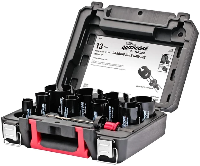 Main image of Blu MOL Xtreme QuickCore TCT Hole Saw Set, 13 pc (E0100198)