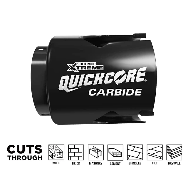 Alt view image 4 of 7 - Blu MOL Xtreme QuickCore TCT Hole Saw Set, 13 pc (E0100198)
