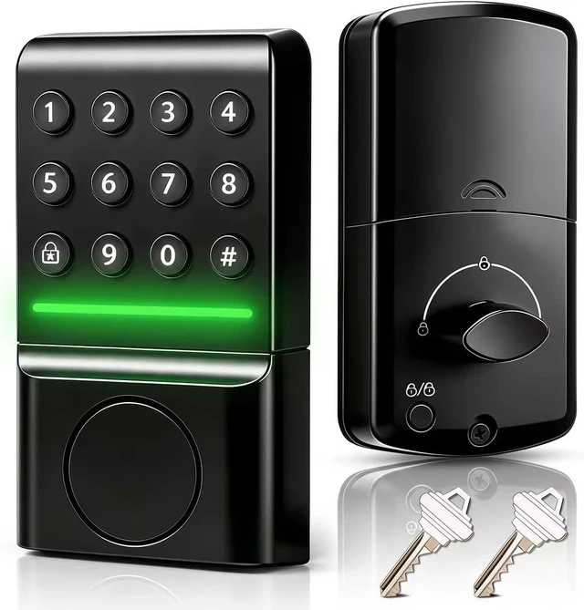 Main image of ® Keyless Entry Deadbolt Offline Smart Keypad Door Lock with LED Indicator